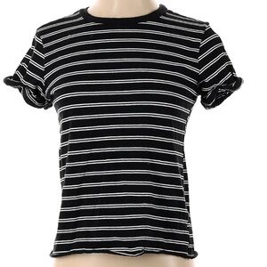 Wild Fable Black and White Striped Shirt